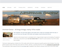 Tablet Screenshot of airstreamdoctor.com